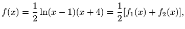 $\displaystyle f(x)=\frac{1}{2}\sum\limits_{k=0}^{\infty}\frac{2}{(2k)!} x^{2k}=\sum\limits_{k=0}^{\infty}\frac{x^{2k}}{(2k)!}$