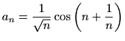 $ \displaystyle a_n = \frac{2}{\sqrt{n^2+1}}+\frac{2}{\sqrt{n^2+\frac{1}{2}}}+\cdots
+\frac{2}{\sqrt{n^2+\frac{1}{n}}}$