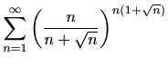 $ \displaystyle \sum_{n=1}^\infty \frac{n^{\frac{n}{2}}\cdot(2n)^{n+1}}{n!}$