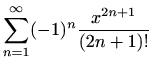 $ \displaystyle \sum_{n=1}^{\infty}(-1)^{n+1}\left(\sqrt{n^2+1}-n\right)$