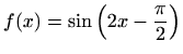 $ \displaystyle f(x)=\ln\sqrt{x-1}$